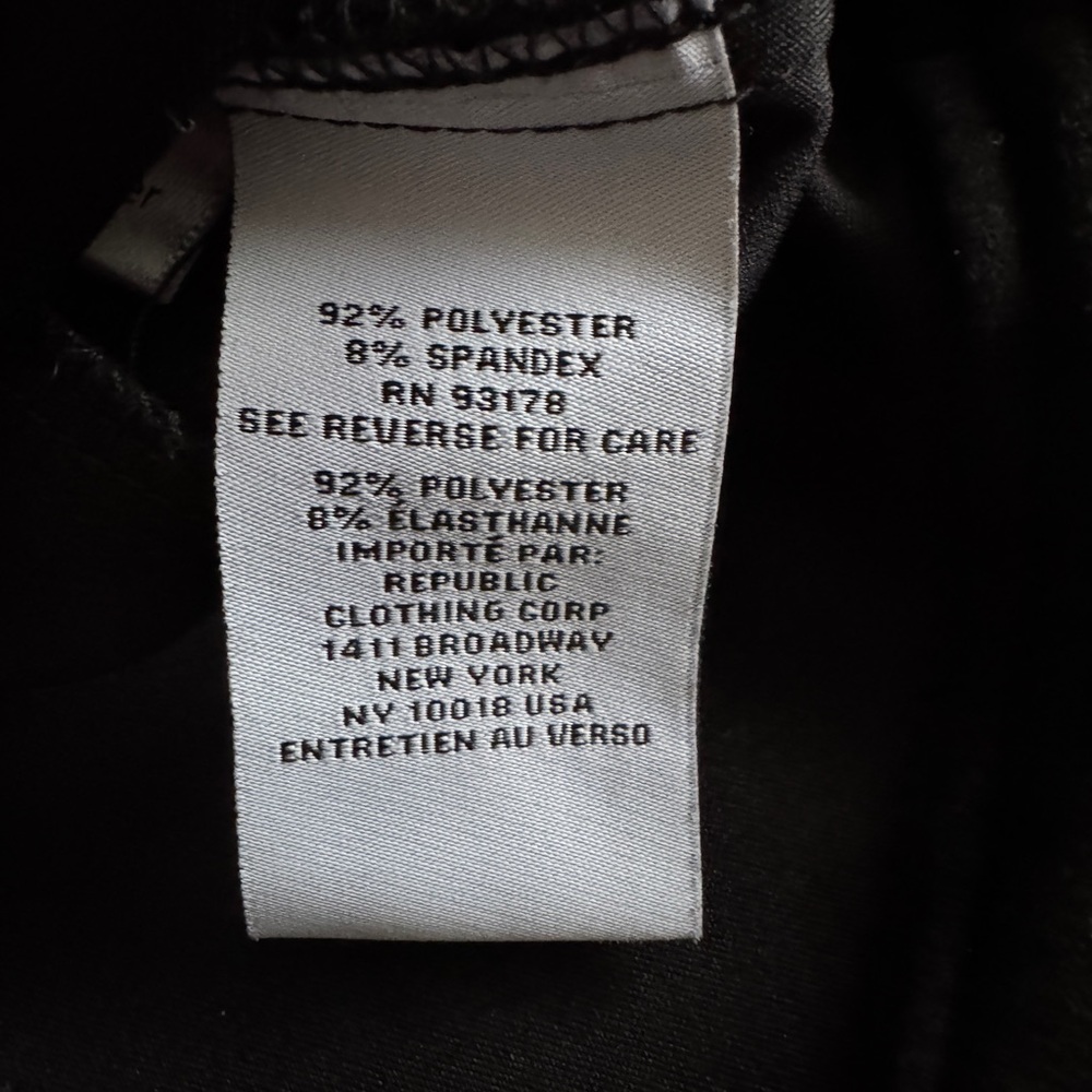 Carmen Marc Valvo Black Faux Suede Military Jacket Medium | Pockets - Picture 7 of 10